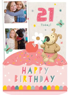 Boofle Photo Upload Birthday Card