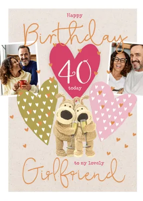 Boofle Photo Upload Girlfriend Birthday Card