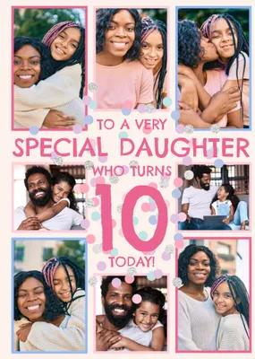 To A Very Special Daughter Photo Upload Birthday Card