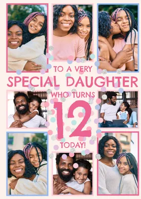 To A Very Special Daughter Photo Upload Birthday Card
