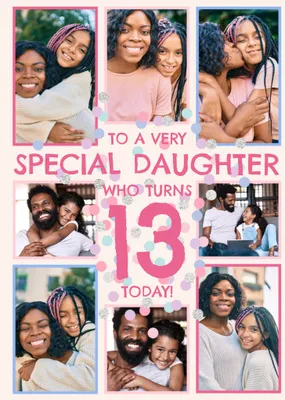 To A Very Special Daughter Photo Upload Birthday Card