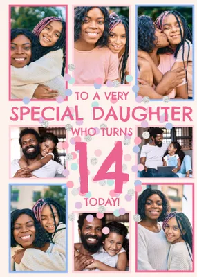 To A Very Special Daughter Photo Upload Birthday Card