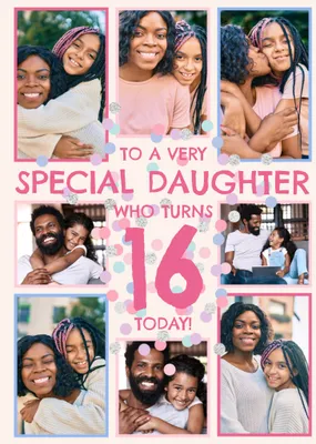 To A Very Special Daughter Photo Upload Birthday Card