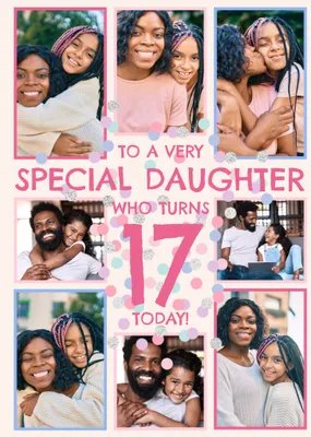 To A Very Special Daughter Photo Upload Birthday Card