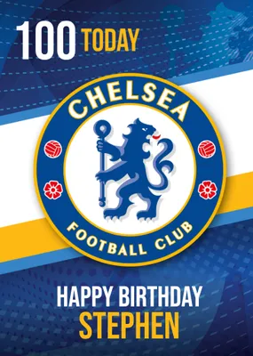 Chelsea FC Birthday Card