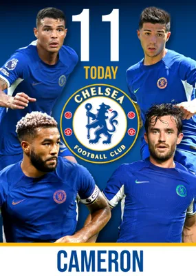 14 Today Chelsea Football Club Birthday Card