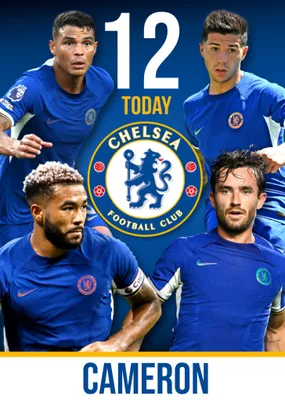 14 Today Chelsea Football Club Birthday Card