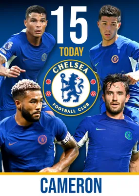 14 Today Chelsea Football Club Birthday Card