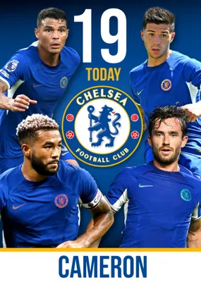 14 Today Chelsea Football Club Birthday Card