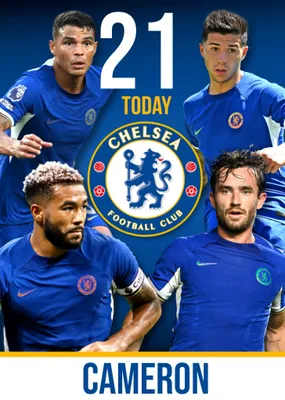 14 Today Chelsea Football Club Birthday Card