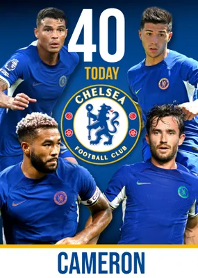 14 Today Chelsea Football Club Birthday Card