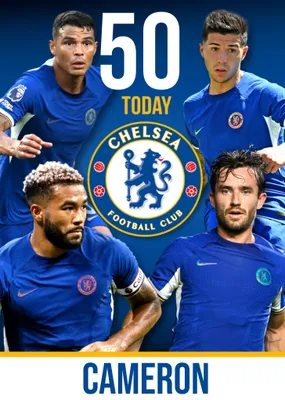 14 Today Chelsea Football Club Birthday Card