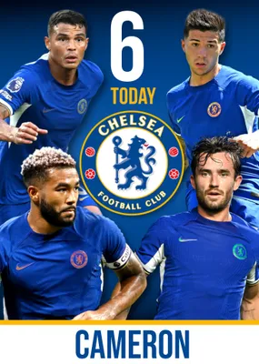 14 Today Chelsea Football Club Birthday Card