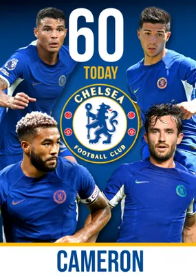 14 Today Chelsea Football Club Birthday Card