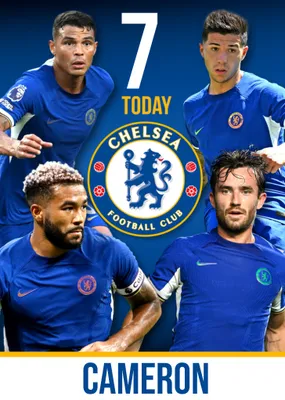 14 Today Chelsea Football Club Birthday Card