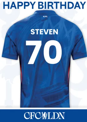 Chelsea FC Birthday Card