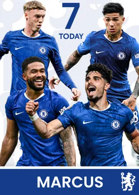 Chelsea FC Birthday Card