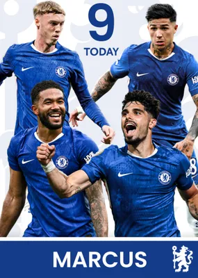 Chelsea FC Birthday Card