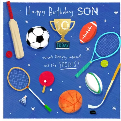 Crazy About Sports Illustrated Birthday Card