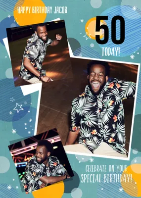 Celebrate Your Special 30th Birthday Photo Upload Card