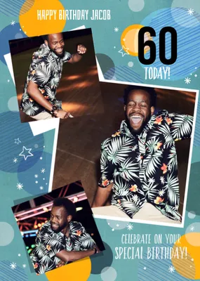 Celebrate Your Special 30th Birthday Photo Upload Card