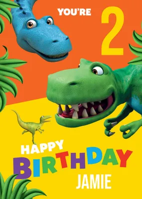 Dinosaur Roar Birthday Card