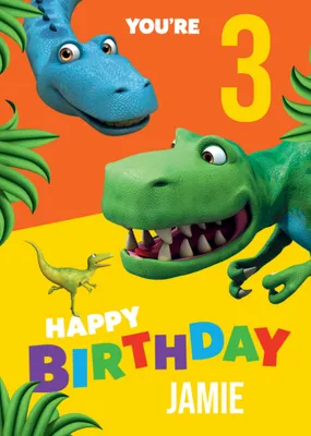 Dinosaur Roar Birthday Card