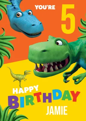 Dinosaur Roar Birthday Card