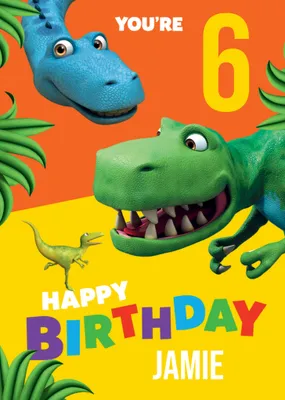 Dinosaur Roar Birthday Card
