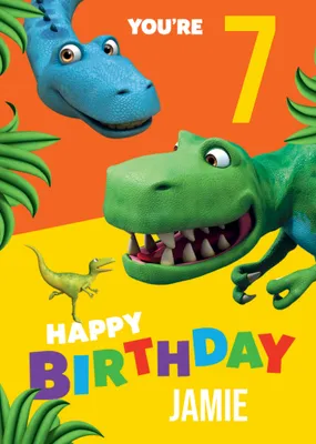 Dinosaur Roar Birthday Card