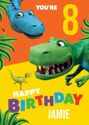 Dinosaur Roar Birthday Card