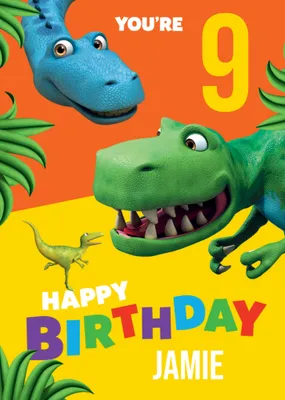Dinosaur Roar Birthday Card