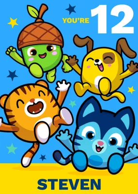 Pinata Smashlings Birthday Card