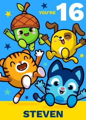 Pinata Smashlings Birthday Card