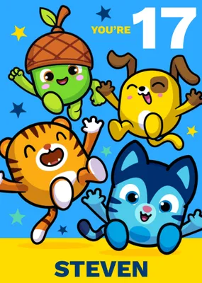 Pinata Smashlings Birthday Card