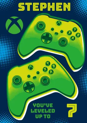 Xbox You've Leveled Up Birthday Card