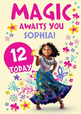 Ecanto Magic Awaits You Personalise Age Birthday Card