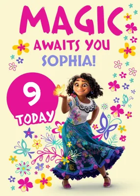 Ecanto Magic Awaits You Personalise Age Birthday Card
