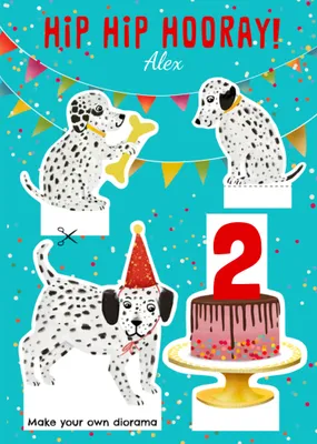 Hip Hip Hooray Birthday Card