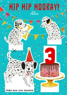 Hip Hip Hooray Birthday Card