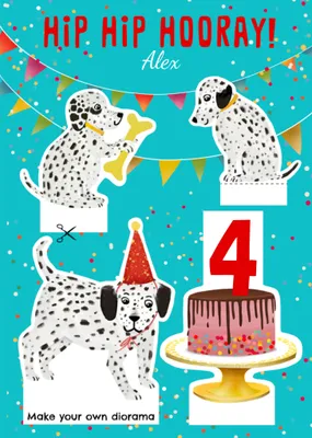 Hip Hip Hooray Birthday Card