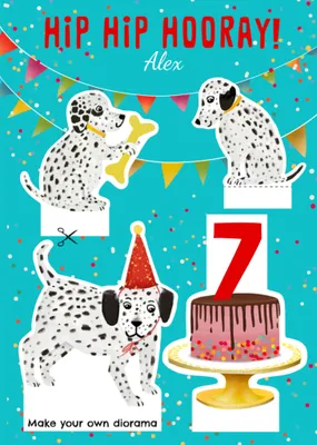 Hip Hip Hooray Birthday Card