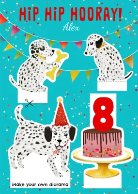 Hip Hip Hooray Birthday Card