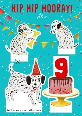 Hip Hip Hooray Birthday Card