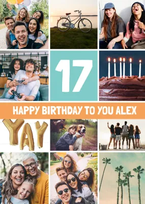 Happy Birthday To You Photo Upload Card