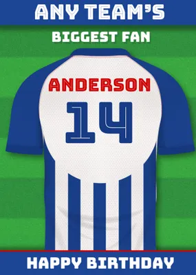 Football Legends Birthday Card