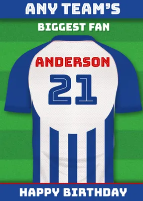 Football Legends Birthday Card