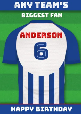 Football Legends Birthday Card