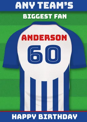 Football Legends Birthday Card