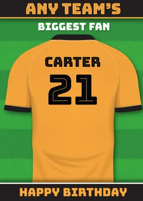 Football Legends Birthday Card